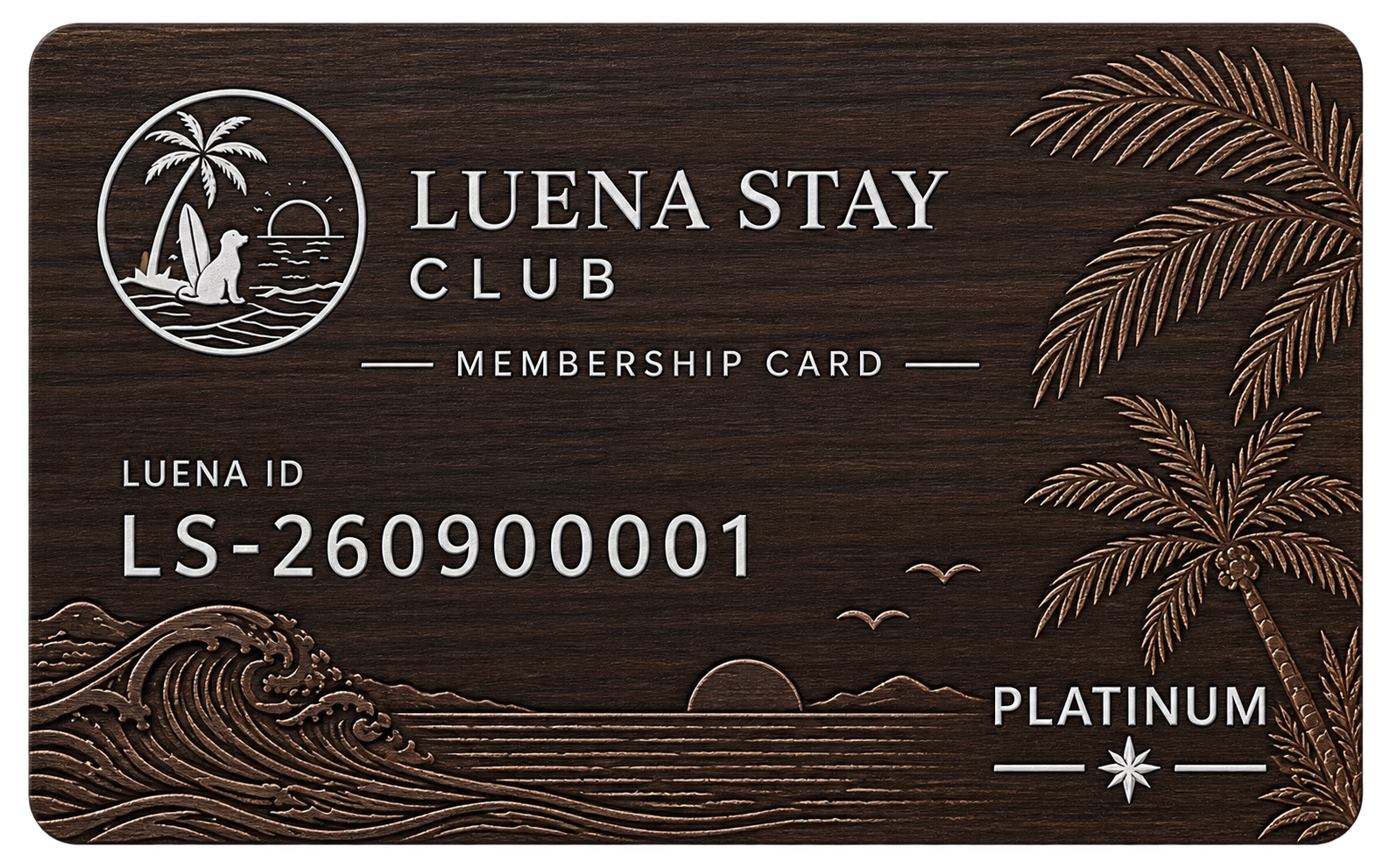 Luena Stay Club Membership Card - Platinum